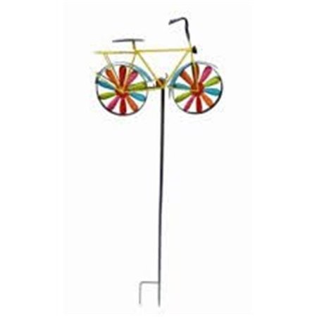 ALPINE CORP Alpine 245789 Bicycle Wind Spinner Garden Stake 245789